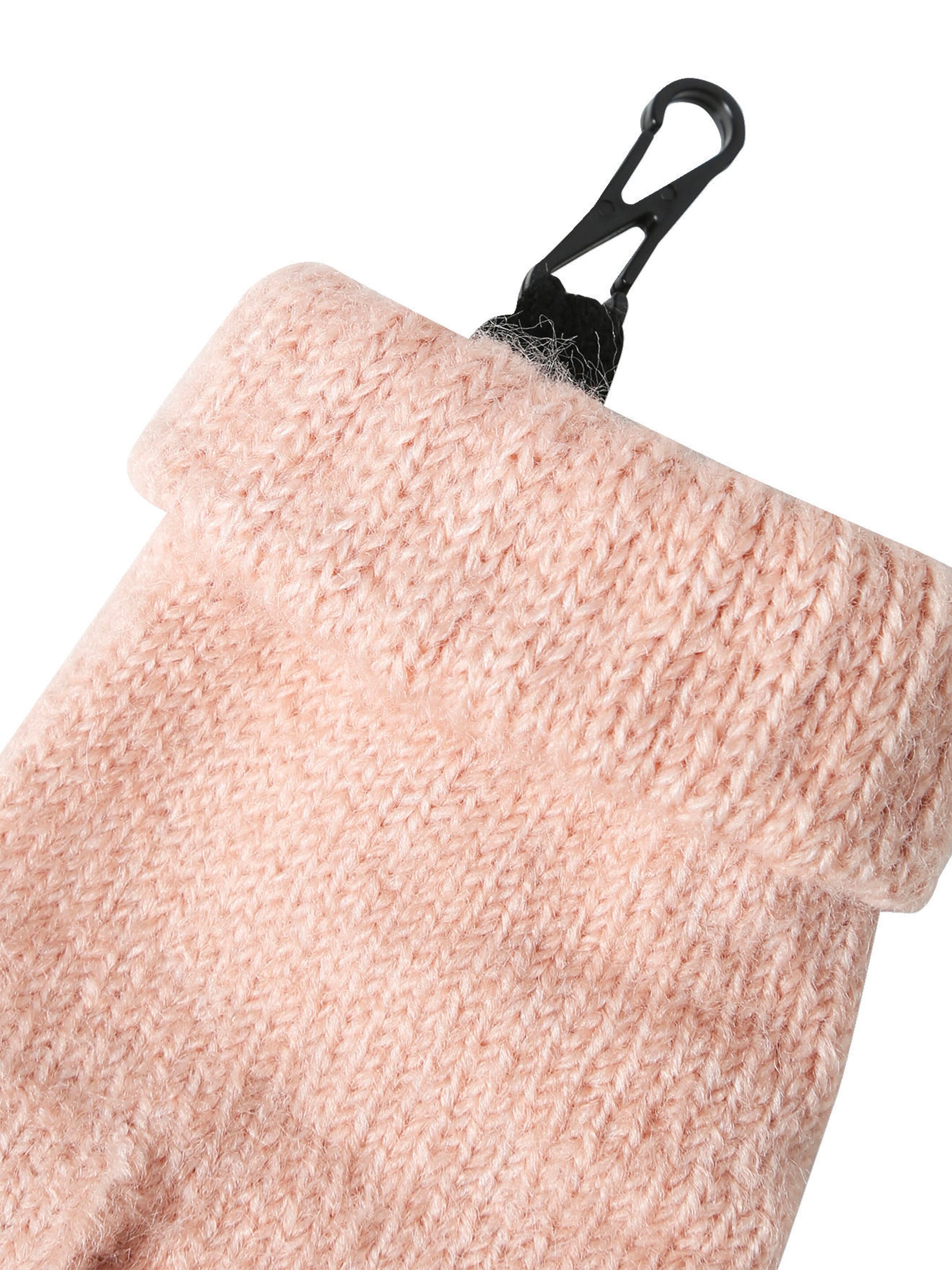 Vertbaudet Mädchen-Set aus Strick: Mütze, Rundschal & Handschuhe pudrig rosa