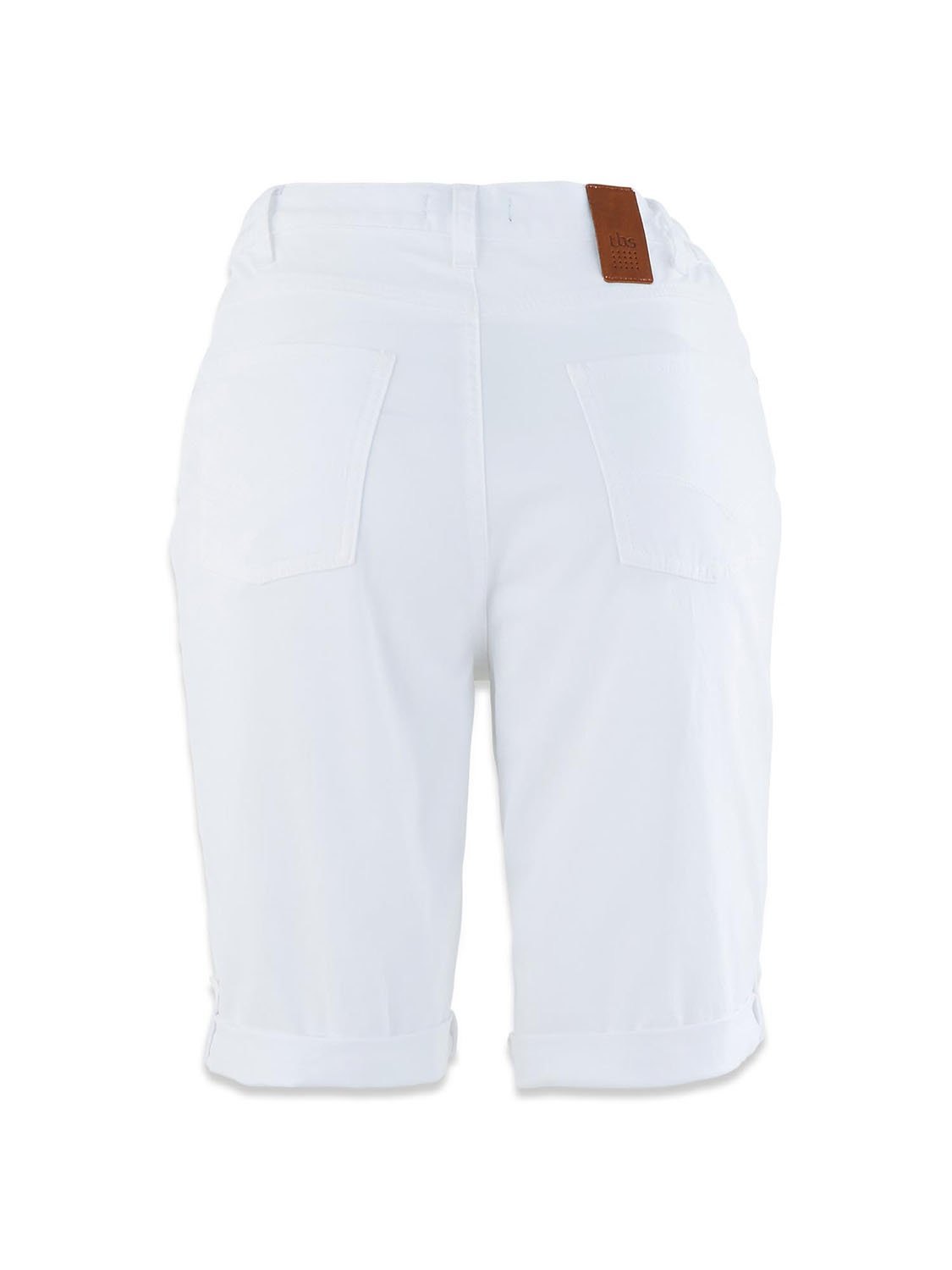Bermuda Femme Coton Blanc