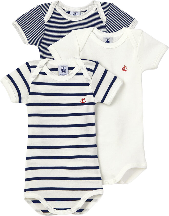 Petit Bateau 3 BODIES US MC varian12M Variante 1