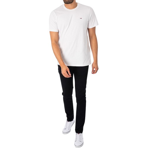 Tommy Jeans - Vaqueros Ajustados Simon Negro