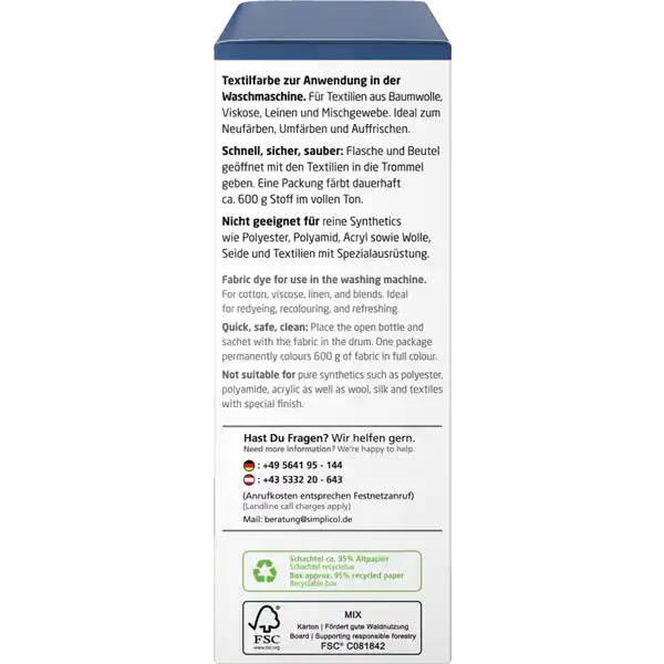 Textilfarbe intensiv Opal-Petrol