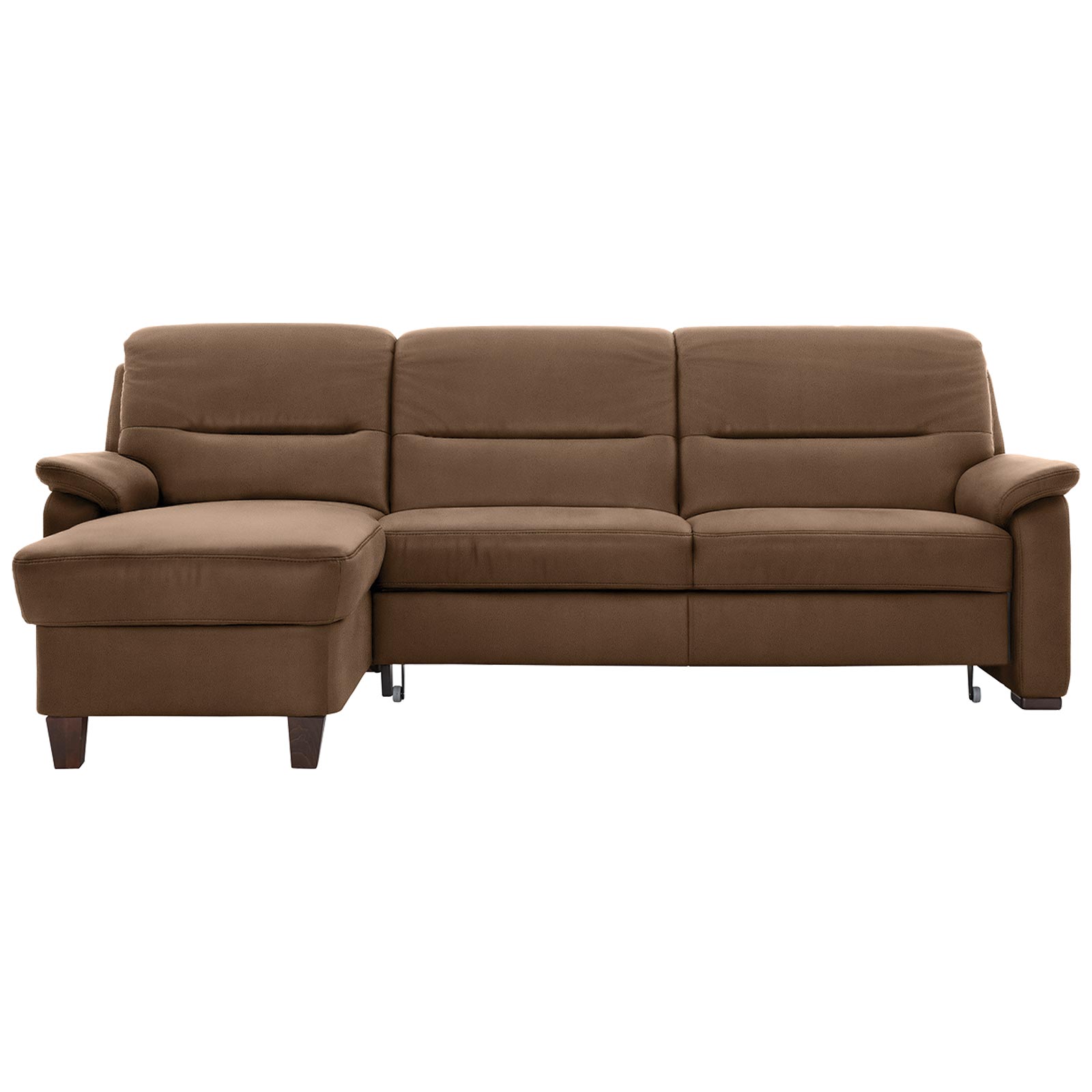 polsterpower Ecksofa - Holiday mandel - Basismodell - Recamiere links