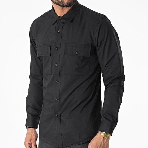 Chemise Manches Longues J529 Noir