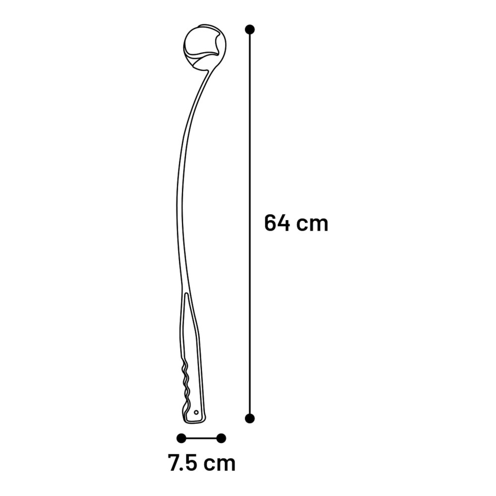 Lance balle hawaï 64 cm couleur aléatoire pour chien