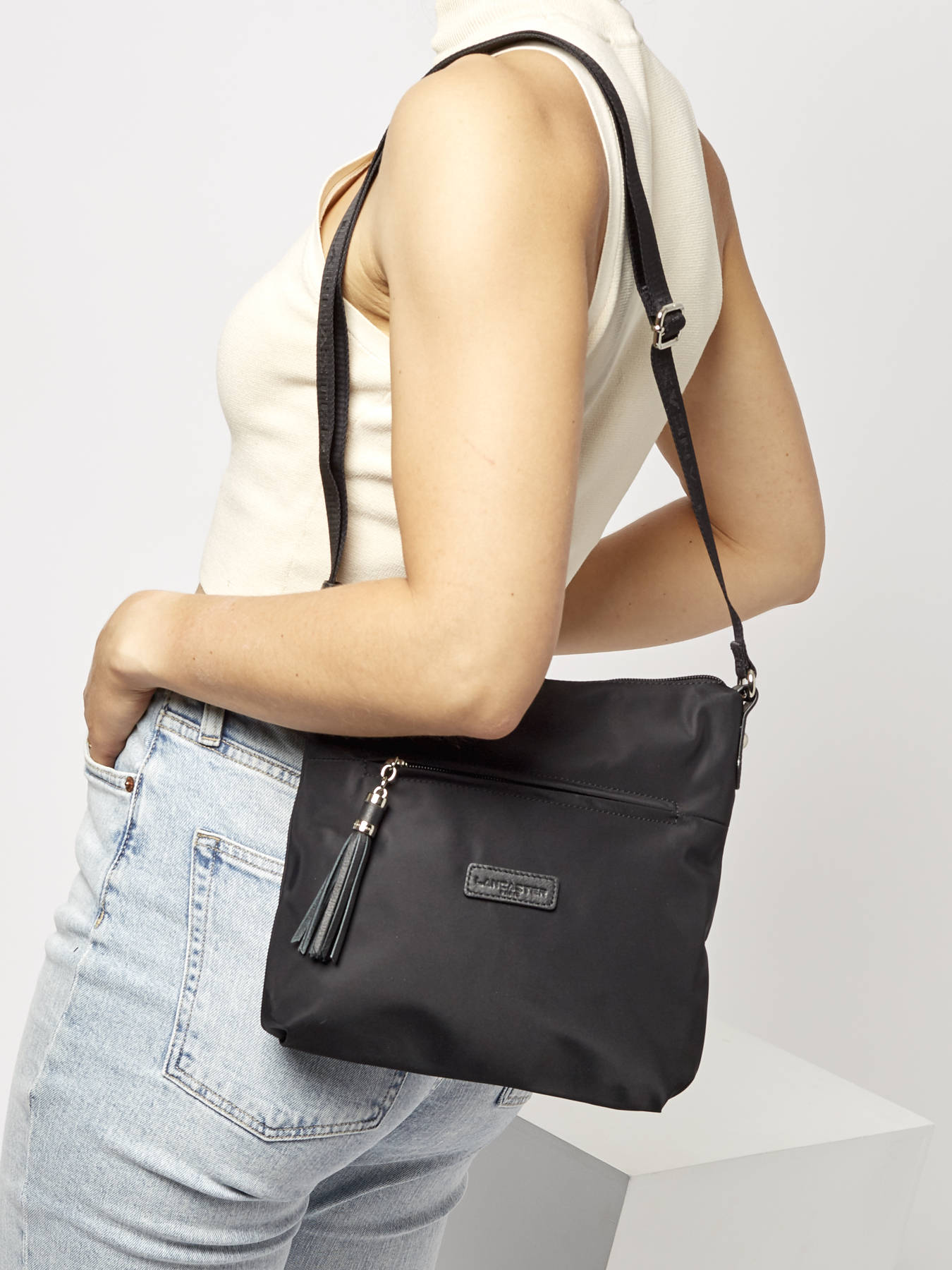 Besace Basic pompom LANCASTER