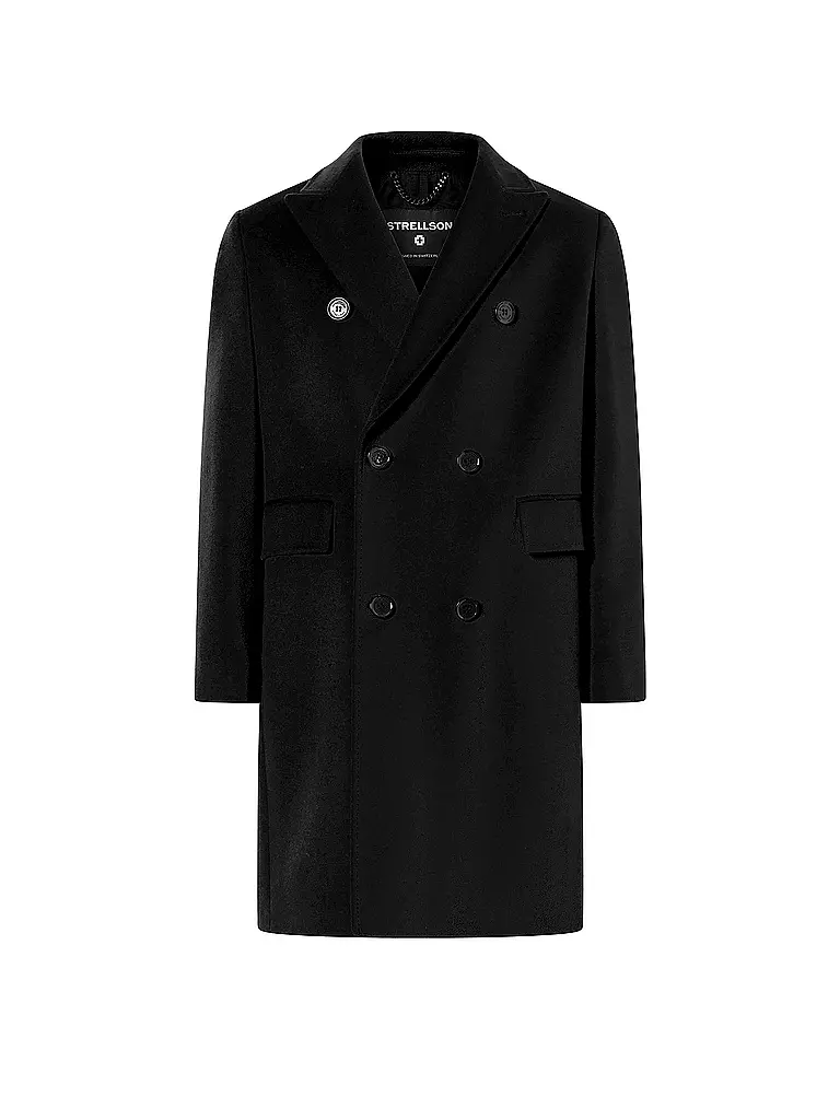 STRELLSON Wollmantel PARK LANE schwarz