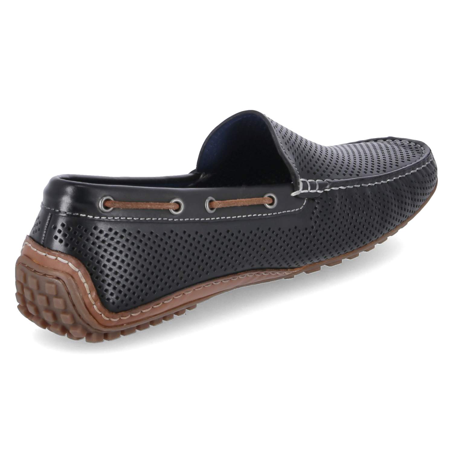 Sioux Mokassins CARULIO - schwarz/cognac