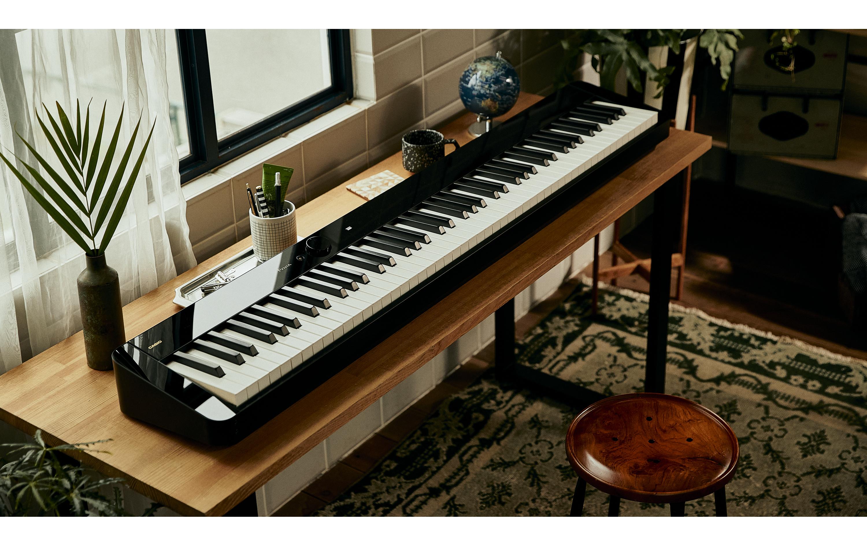 E-Piano Privia PX-S5000 – Schwarz<br>Digitalpiano mit dem authentischen Anschlag eines Flügels, innovativer Klangtechnologie und einem klaren, modernen Look