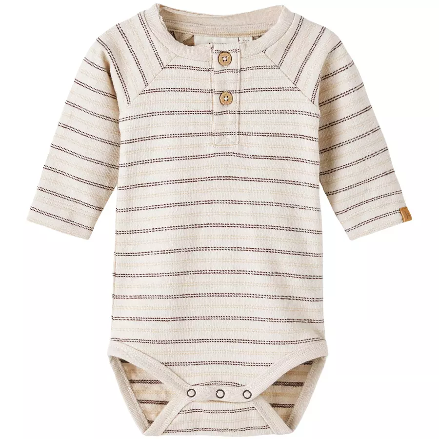 Lil'Atelier Langarmbody Nbmriman Fog