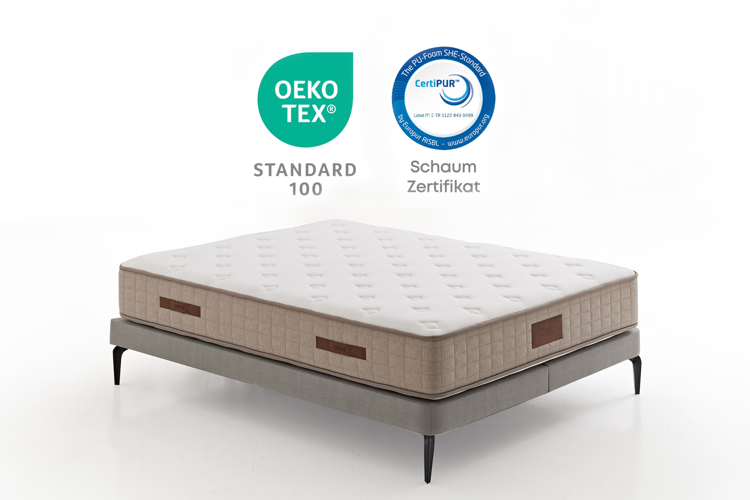Yatas Bedding Taschenfederkernmatratze »Majestät Premium, Top-Matratze mit über 1000 4,5-Sterne-Bewertungen« 30 cm hoch 416 Federn 1 Stk. tlg. Matratze in 90x200 cm , 140x200 cm und weiteren Grössen