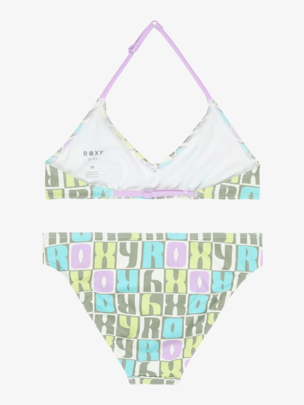 Letter Up Set Ensemble bikini bralette deux pièces Vert Filles 6-16 ans