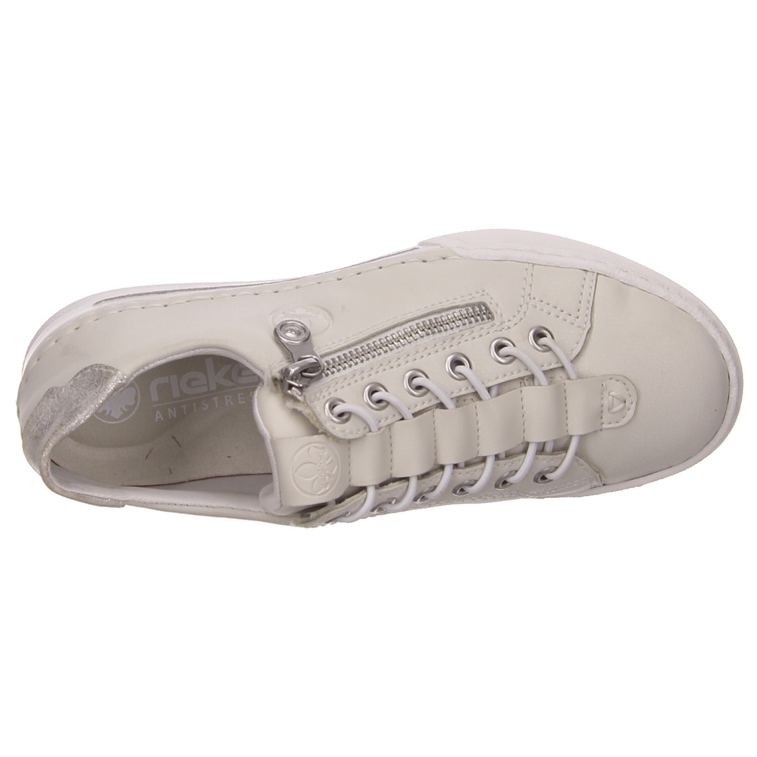 Rieker Sneaker weiß weiss/weiss kombi