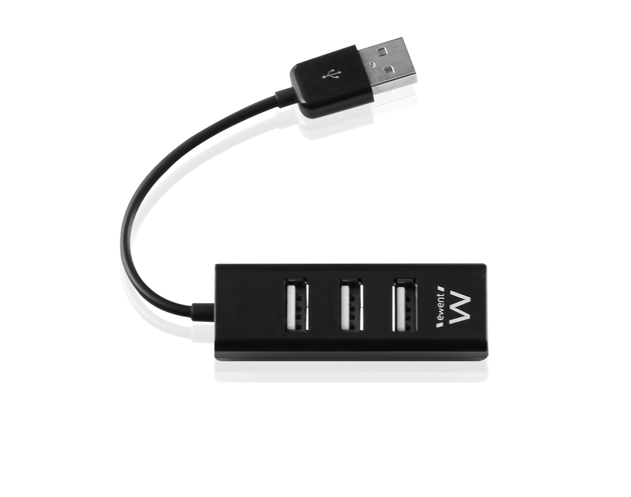 HUB EWENT USB2.0 PRETO 4 PORT EW1123