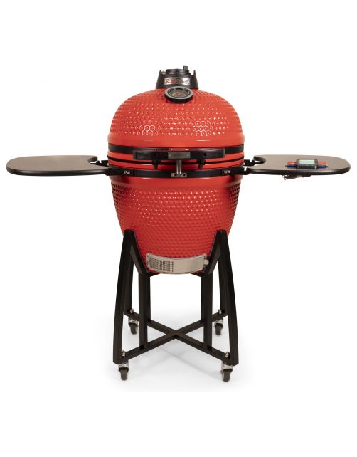 Patton Premium Kamado 21inch Red Devil - Barbecue - Ø 47 cm 77 kg Rood Zwart