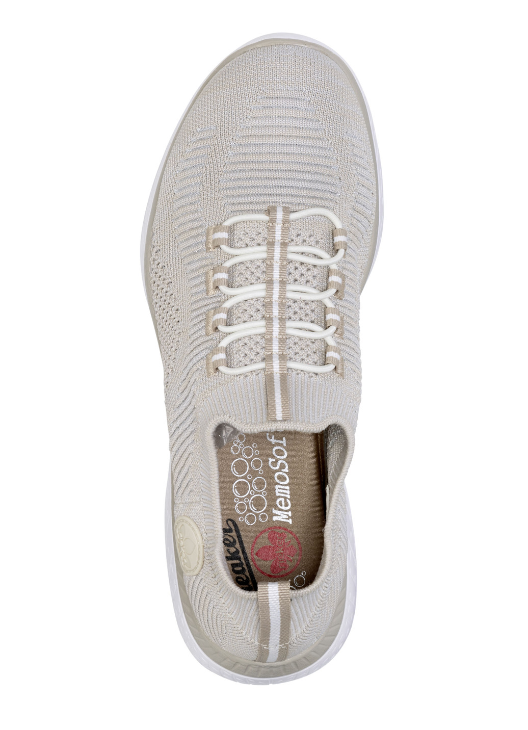 Rieker Sneaker aus dehnbarem Strickmaterial