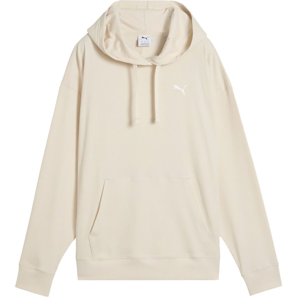 Puma ESS Elevated Comfort Rib Damen Hoodie alpine snow