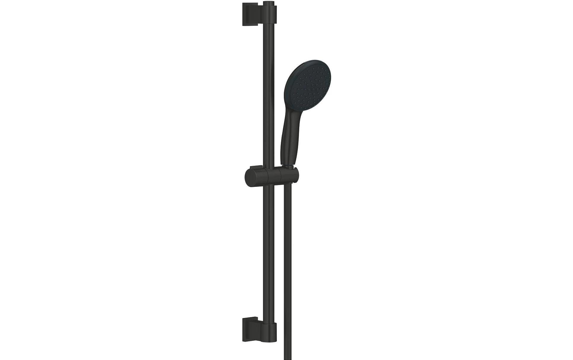 Duschsystem Vitalio Start 110 Mattschwarz<br>Duschstangenset