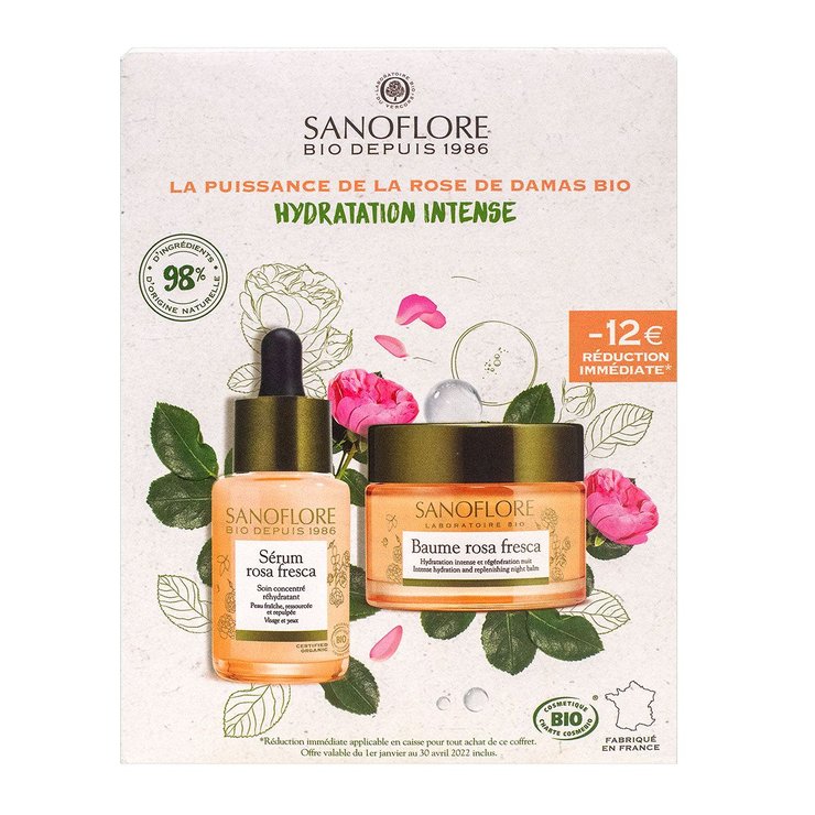 Coffret Rosa Fresca sérum 30ml + baume 50ml