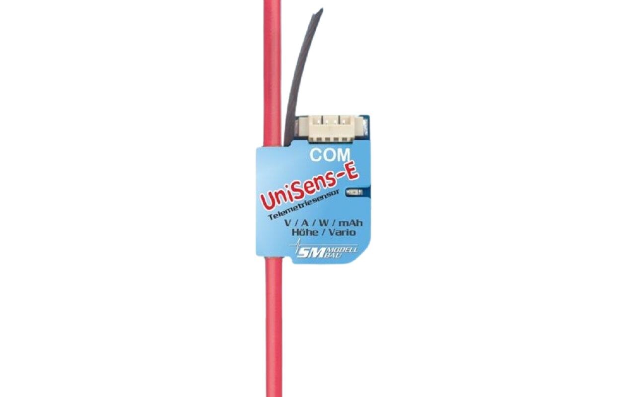 Telemetriemodul UniSens-E 55A 1.5 mm² SilikonkabelUniverseller Telemetrie Sensor
