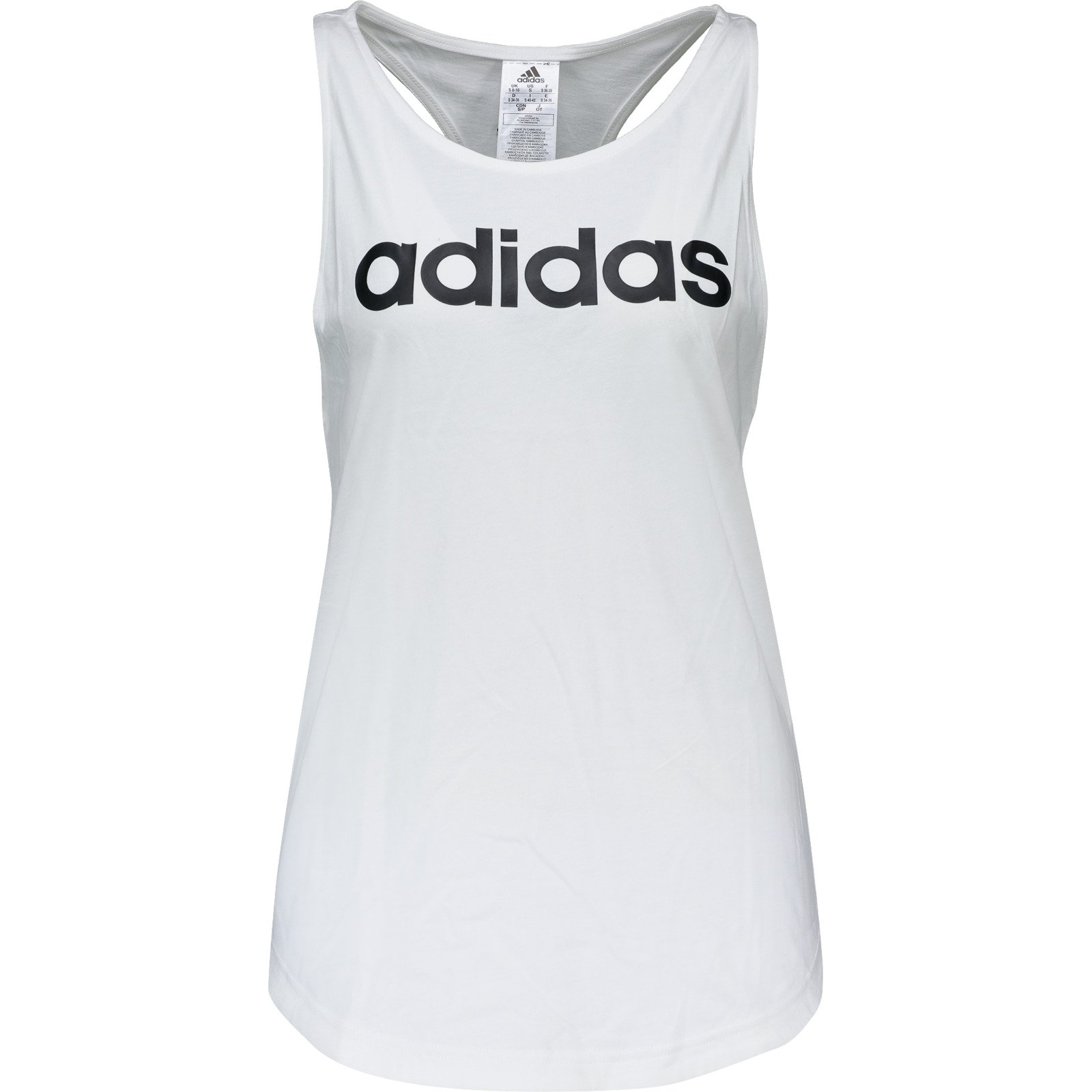 Adidas Damen-Tanktop Lin S, weiss