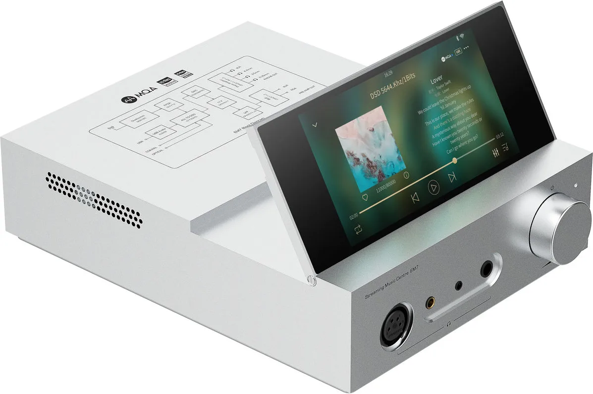 Shanling EM7 Streaming Music Center Silver Lecteurs réseau audio