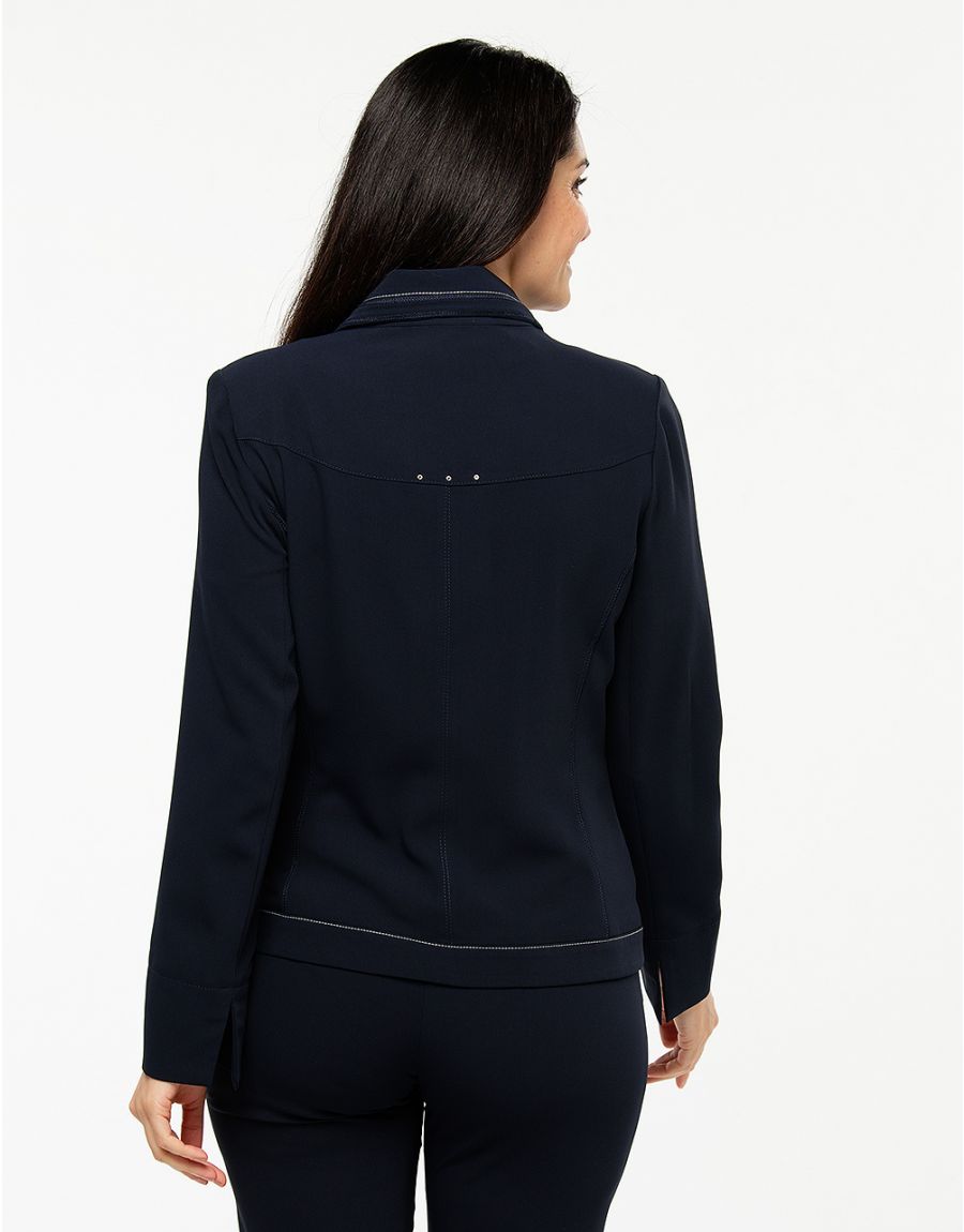 Veste cintrée marine
