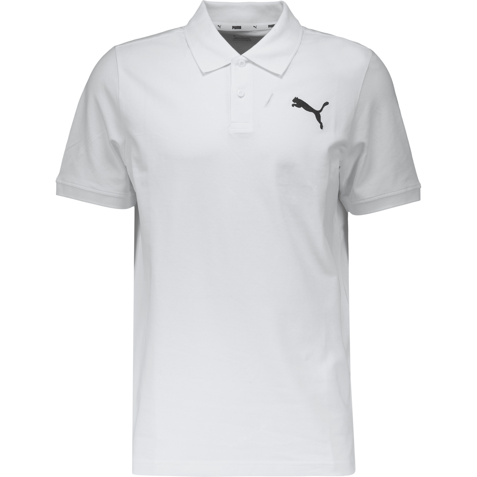 Puma Herren-Poloshirt Essential Pique Cat XL, weiss