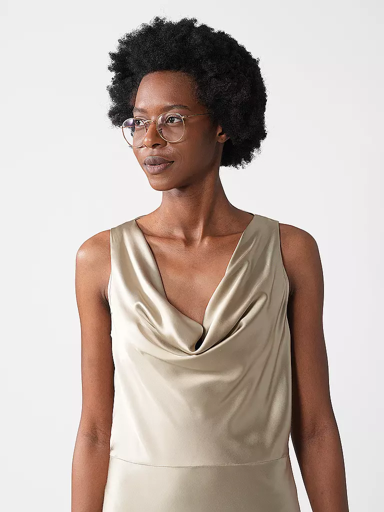 BOSS Midikleid DAWIDA beige