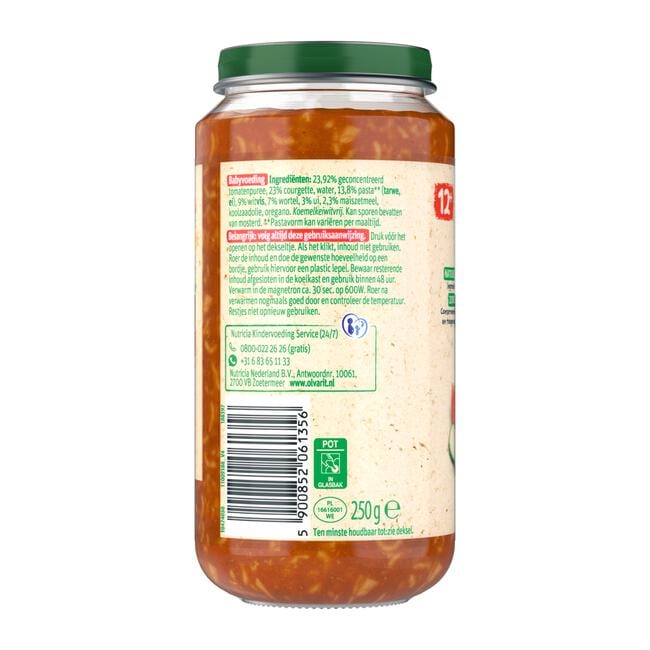 Olvarit Tomaat Witvis Pasta 250 GR