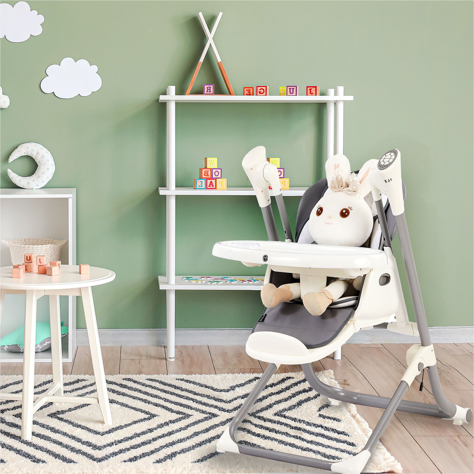 FableKids 2in1 Hochstuhl und Wippe NOA