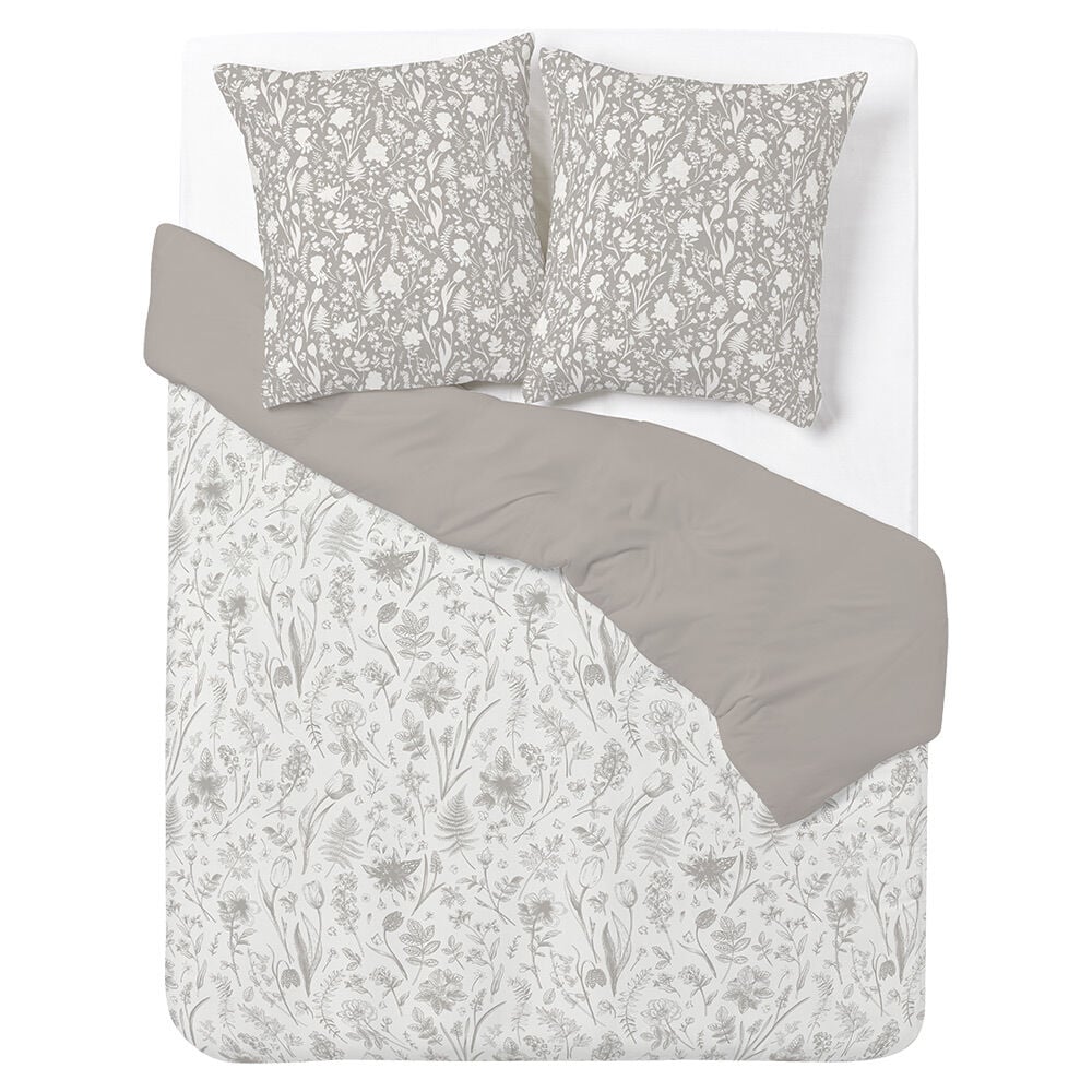 Parure de lit réversible 2 personnes 100% coton 240x220cm
