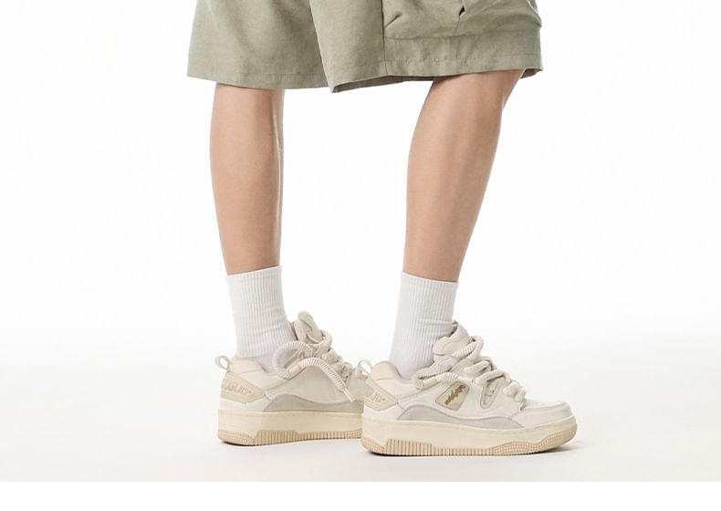 AXEN - Cargo Bermuda Shorts met trekkoord en geborduurd logo