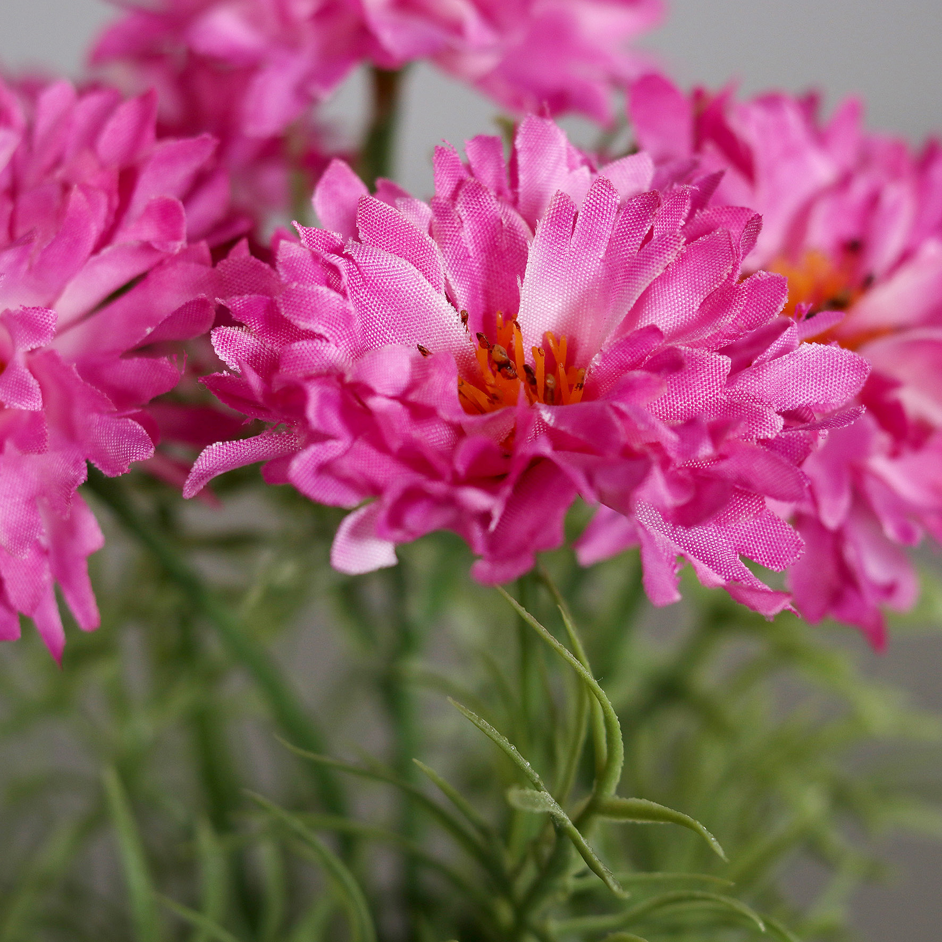 Kornblume im Kunststofftopf - sortiert - Kunstpflanze