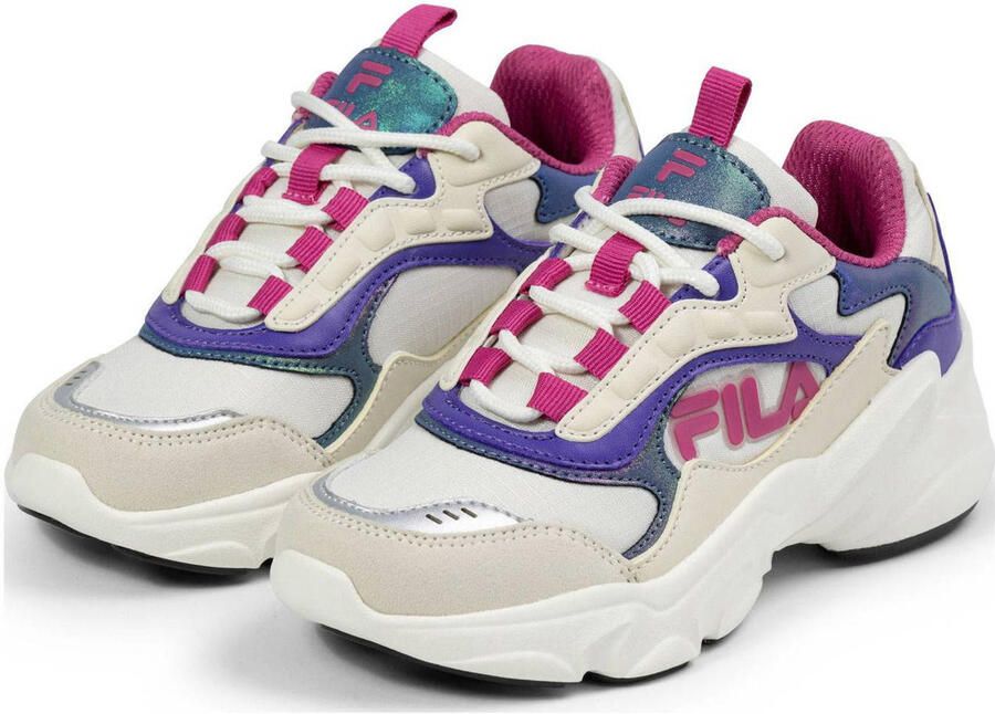 Fila Collene logo 25 sneaker Wit multi