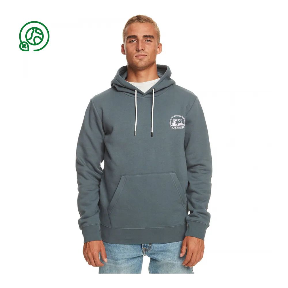Quiksilver CLEAN CIRCLE - Sweat Homme dark slate