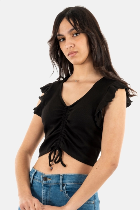 tee shirt only laila black
