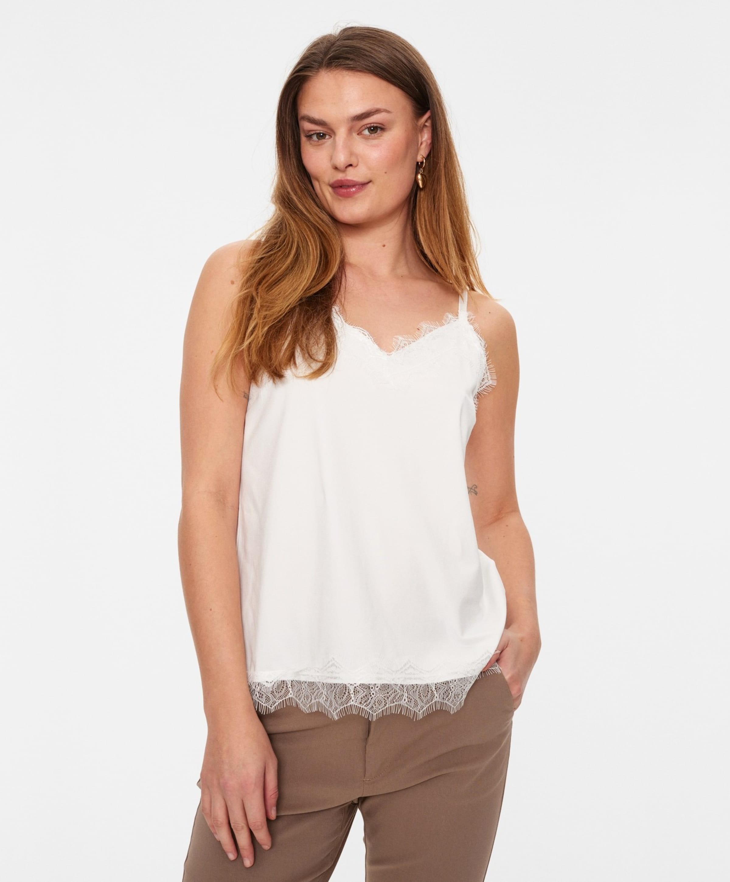 Freequent Dames top ecru