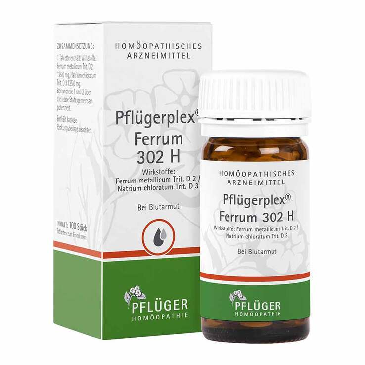 Pflügerplex Ferrum 302 H Tabletten, 100 St