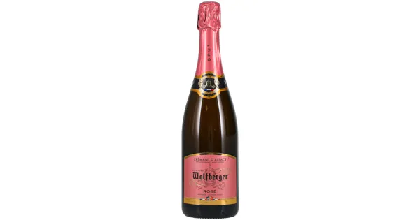Crémant d'Alsace AOP Rosé Wolfberger – Schaumwein, Frankreich (0.75l)