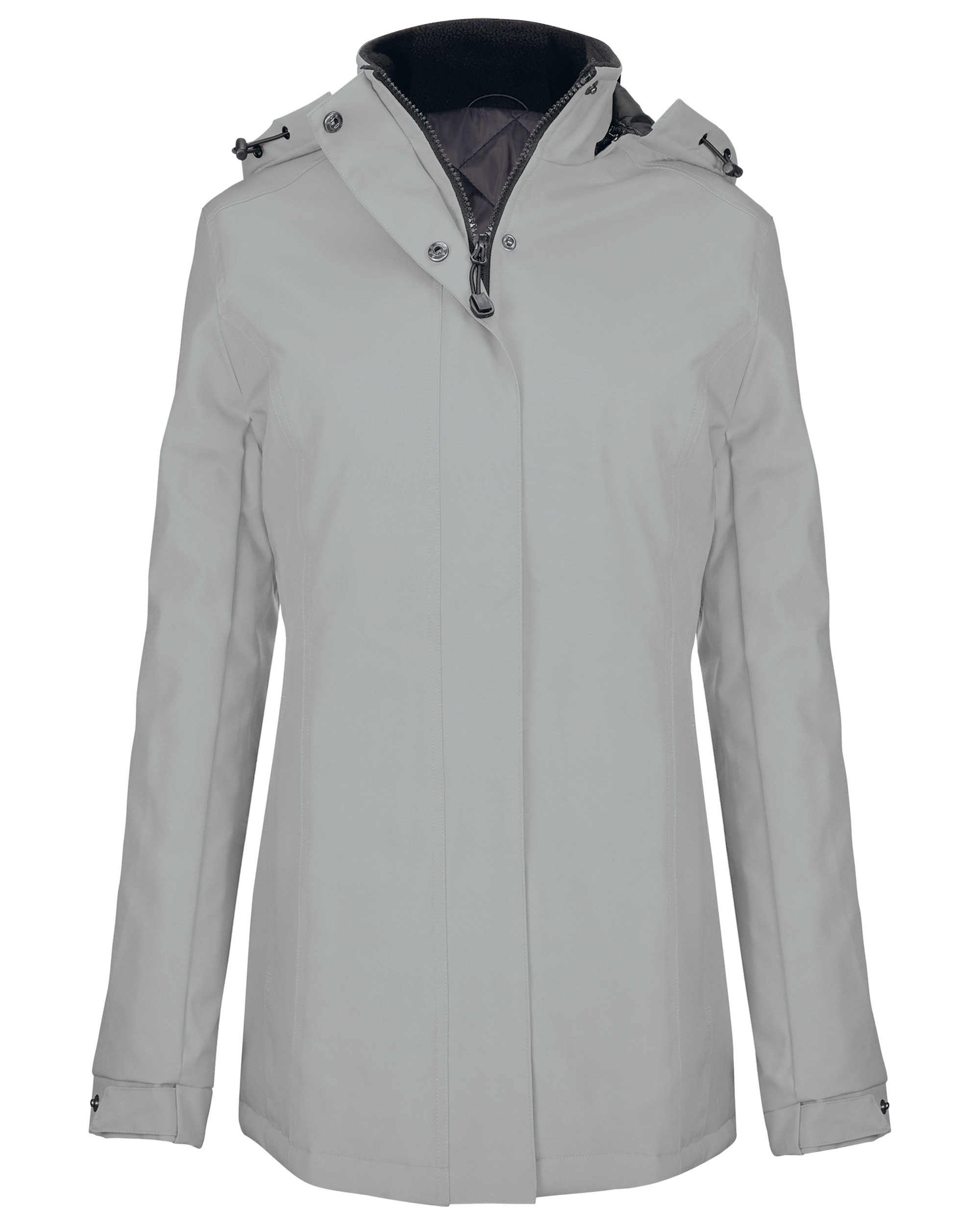 Kariban K6108 - Parka Femme Élégante avec Capuche Amovible
