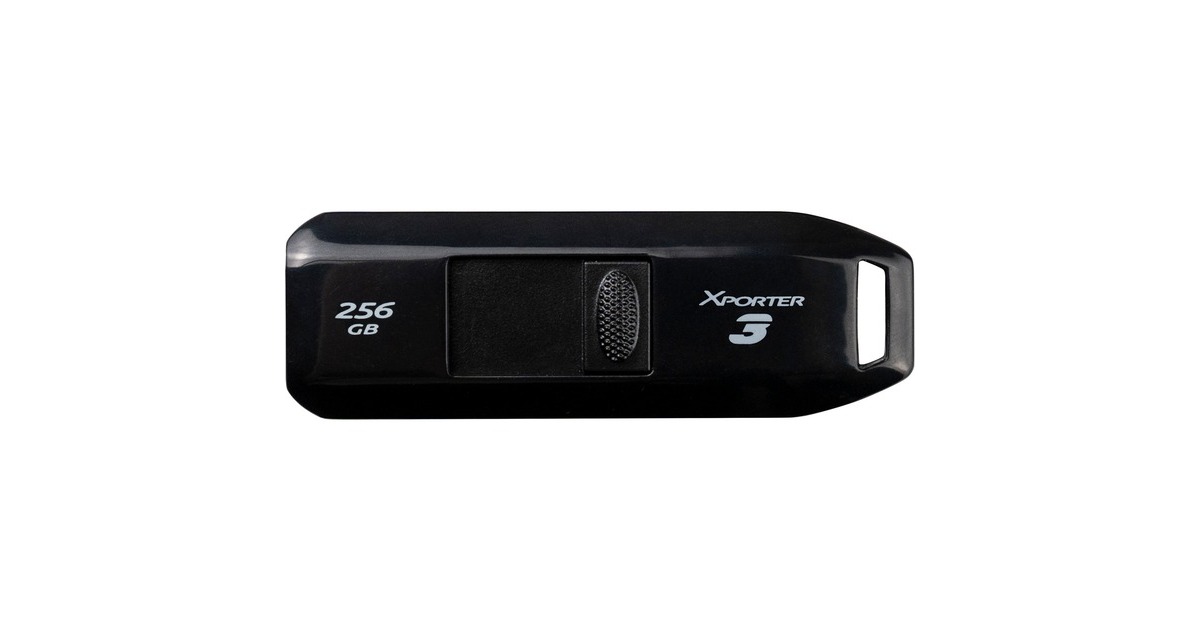 PatriotXPorter 3 256 GB usb-stick  (Zwart, USB 3.2 Gen 1)