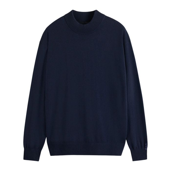 Scotch & Soda Mock Neck Sweater Heren