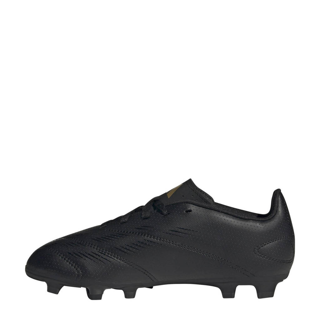 adidas Predator Clubjunior voetbalschoenen zwart/antraciet/goud metallic