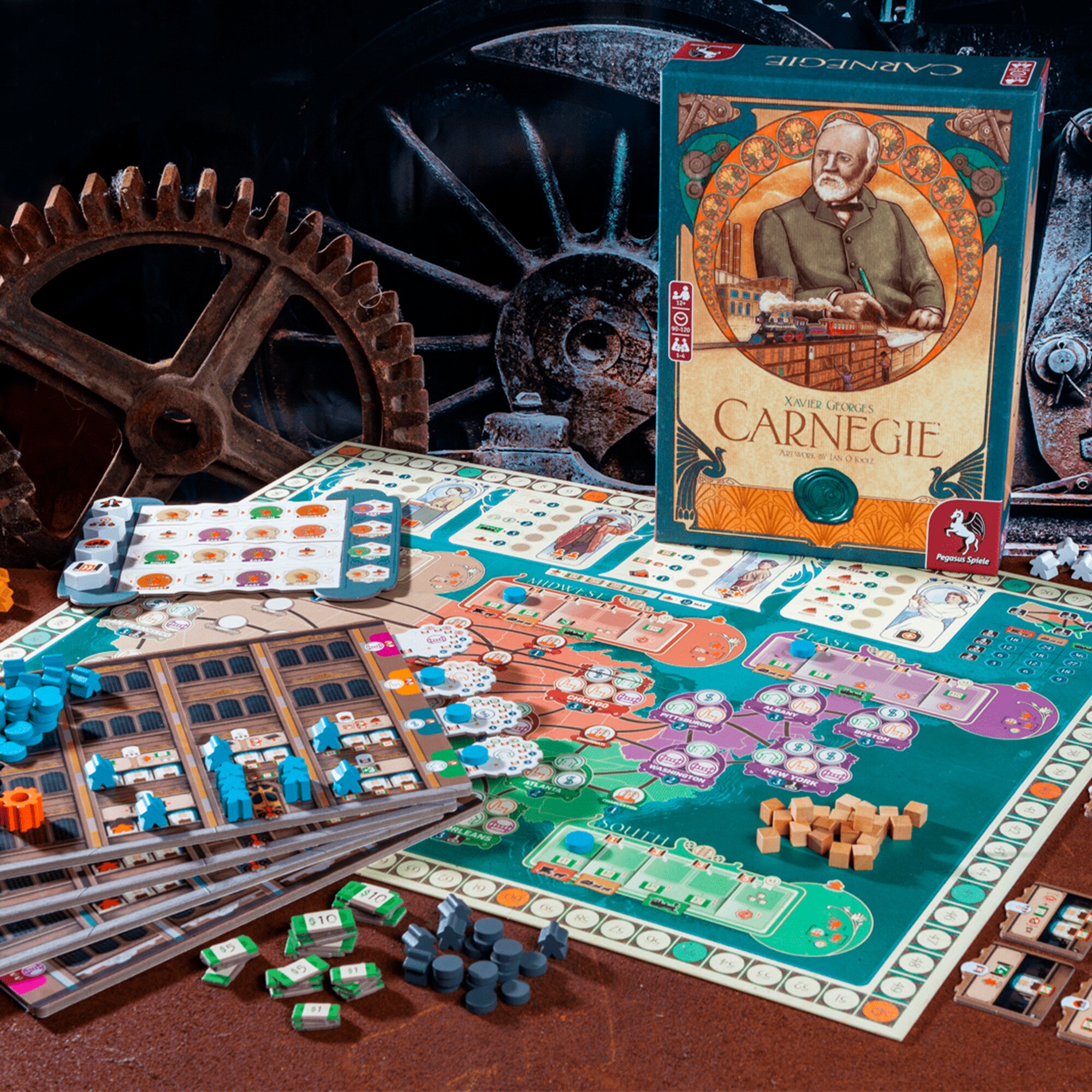 Pegasus Brettspiel Carnegie