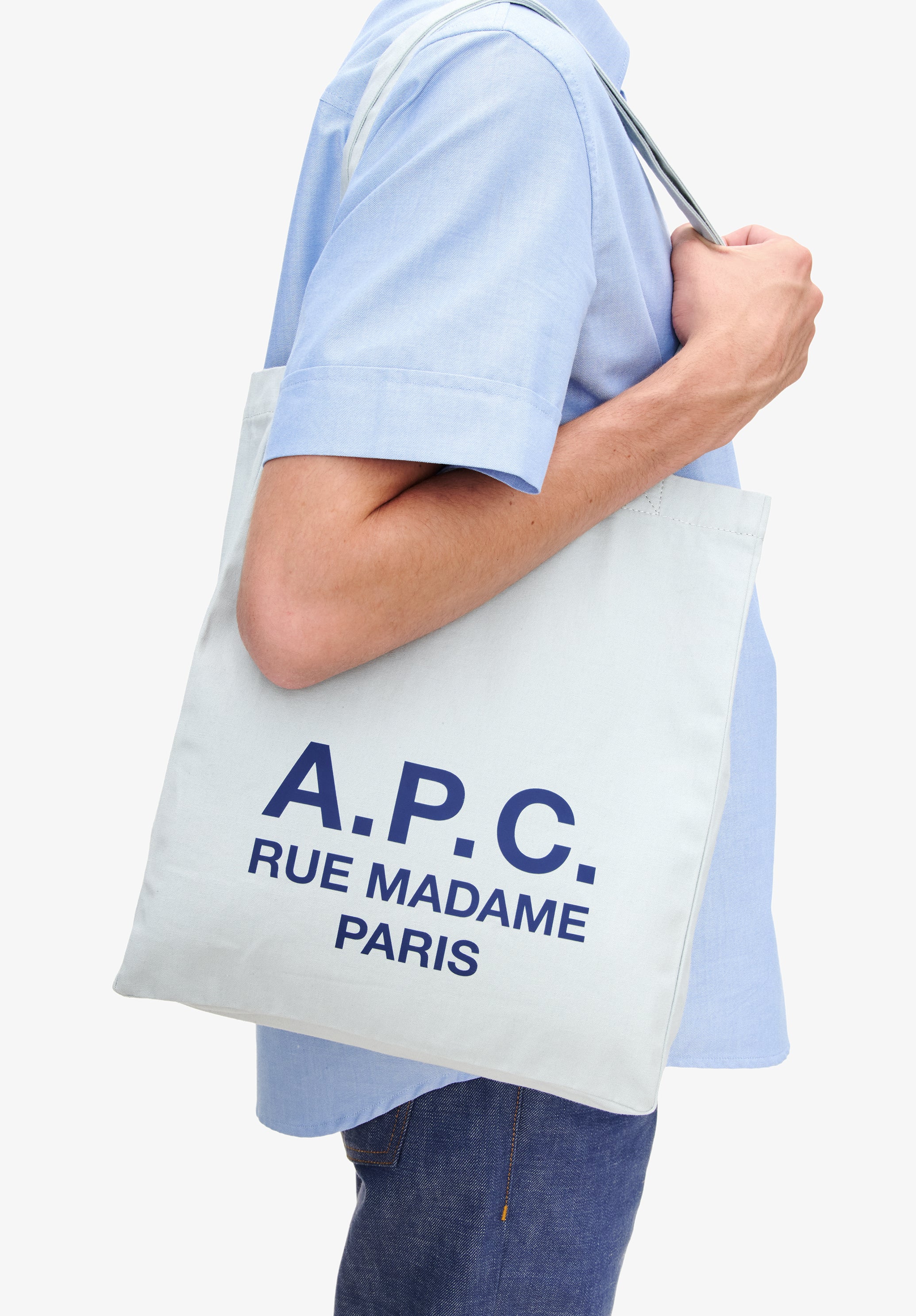 Tote Lou Rue Madame 2.0 - Bleu gris