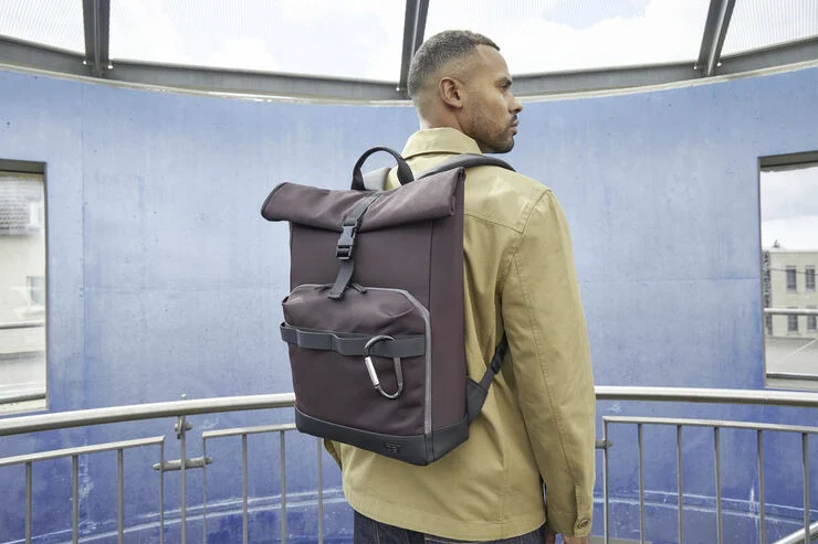 JOST LINDBERG Courier Backpack Wine