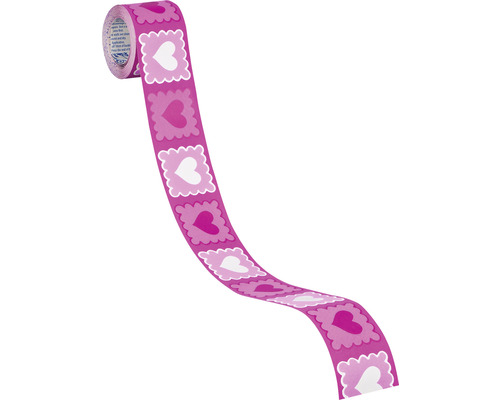 Rand 2818-38 Alleen Randen 9 zelfklevende Stick Up harten roze 5 m x 5,3 cm