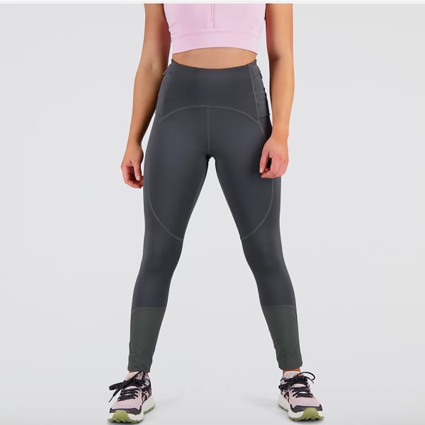 Collant trail NEW BALANCE IMPACT RUN AT HIGH RISE TIGHT W BLACK