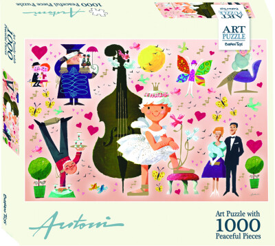 Puslespil Med 1000 Brikker - Ballerina - Antoni - Barbo Toys