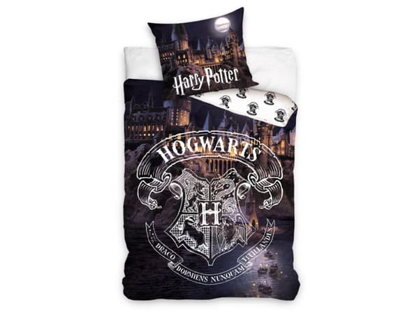 Harry Potter Hogwarts Sengetøj, 100 procent bomuld